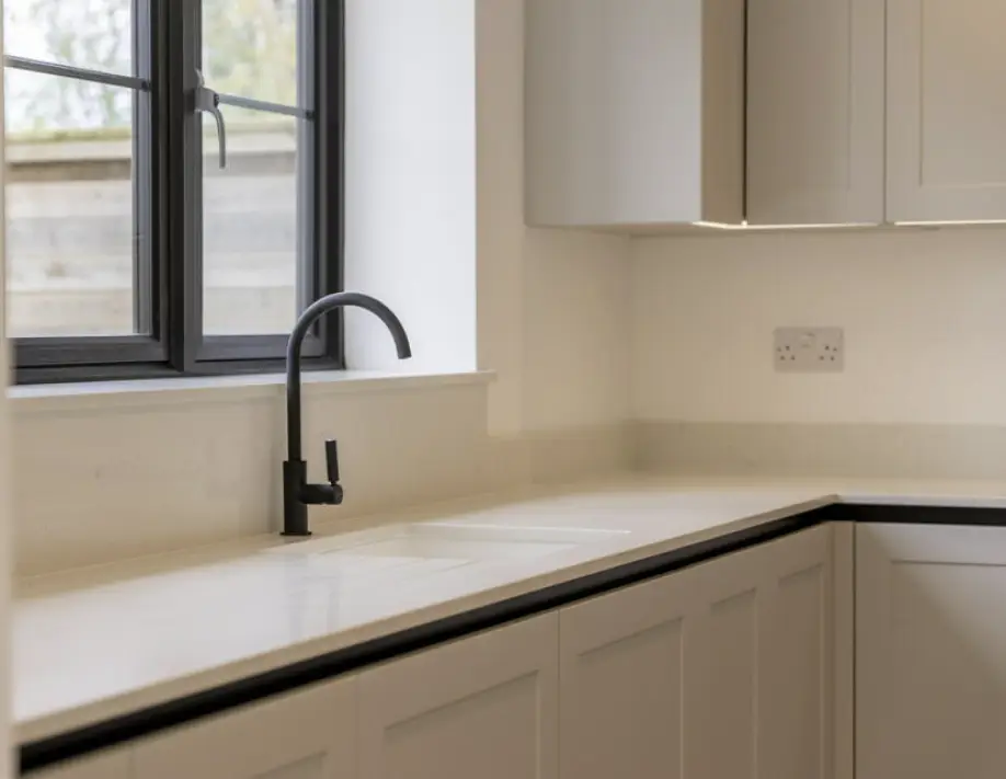 Black Gola Rail & Black Quooker Hot Tap