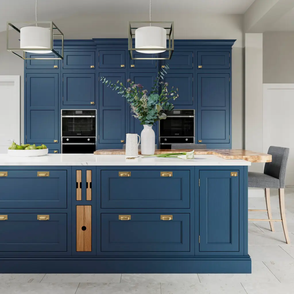 Belgravia In-frame kitchenParisian Blue